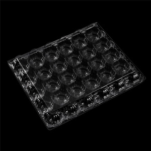 Caja de bandejas de plástico para huevos de 30 agujeros, 6, 10, 12, 15, 20, 18 celdas, blíster desechable, bandeja transparente para embalaje de huevos de pollo - Product Image 5