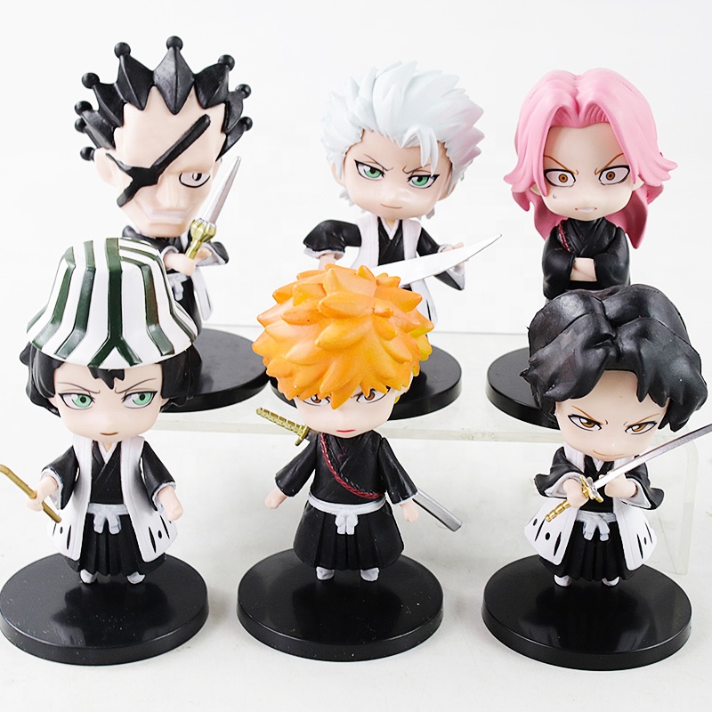 Bleach Ichigo Kurozaki Anime Figure Toy Mini Set 10cm