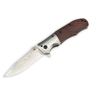 Couteau pliant DA51, couteau de poche industriel EDC, outil de camping en plein air, manche en bois, couteau à légumes/fruits, fabrication OEM, lame 5Cr13Mov - Product Image 1