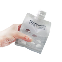 Sachets souples personnalisables Sealand STB001 avec bec verseur, en plastique mat PET/NY/PE, imprimés en héliogravure, jetables, pour jus et lait