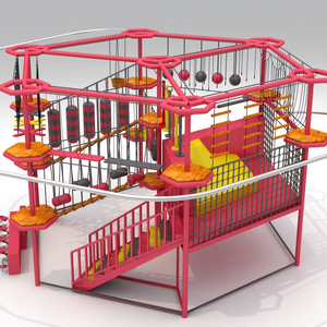Parc d'aventure intérieur pour enfants avec <span class=keywords><strong>tyrolienne</strong></span> et trampoline en altitude - Product Image 1