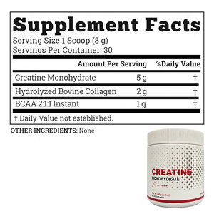<span class=keywords><strong>Creatina</strong></span> para Mujeres, Suplemento Post-Entrenamiento, 5000mg de <span class=keywords><strong>Creatina</strong></span> Monohidrato en Polvo, Colágeno, BCAA, Belleza, Glúteos, Sin Sabor - Product Image 6
