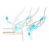 SECUNORM PROFI Plastic Safety Cutter <b>Clip</b> C5299/91 - Product Image 2