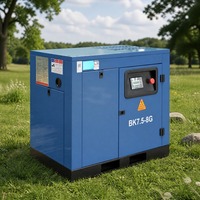 Compresseur d'air à vis industriel Kaishan BK7.5-8G 7,5KW 10HP 8 bars, compresseur à vis rotatif à économie d'énergie pour atelier de réparation automobile