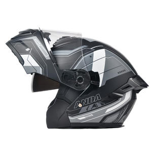 หมวกกันน็อคแบบเปิดหน้าสำหรับขี่จักรยานใช้ได้ทุกเพศหมวกกันน็อคมอเตอร์ไซค์แบบแยกส่วนสำหรับผู้ใหญ่ผลิตจากโรงงาน - Product Image 2