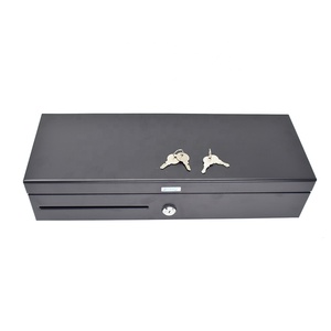 Cajón de Efectivo Extraíble con Tapa Abatible y Bandeja Ajustable para 6 Billetes y <span class=keywords><strong>8</strong></span> Monedas, para <span class=keywords><strong>Supermercado</strong></span>, la Caja Interior se Puede Extraer - Product Image 2