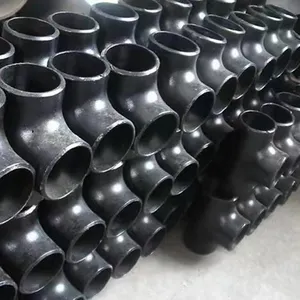 High Quality Carbon Steel ASME B16.9 Pipe Fitting Butt Weld Straight Reducing Tee