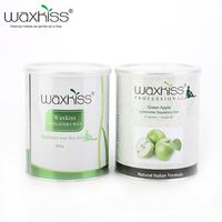 Waxkiss 800g naturel doux étain cire cire dépilatoire pour les jambes vert cheveux cire idéal pour les peaux sensibles