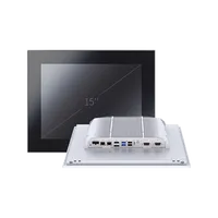 Nodka 15 Inch Panel PC Intel I3-1215U CPU DDR4 RAM M.2 SSD Panel Sentuh Kapasitif PC Terpasang