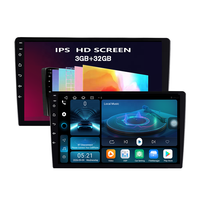 Autoradio multimédia T55 9 pouces avec lecteur DVD, 3 Go de RAM, 32 Go de stockage, CarPlay sans fil, Android Auto sans fil, caméra de recul sans fil, écran tactile IPS