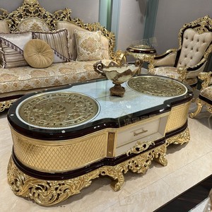 Bộ <span class=keywords><strong>Sofa</strong></span> Cao Cấp Cho Phòng Khách Bộ <span class=keywords><strong>Sofa</strong></span> 6 Chỗ Cổ Xưa Đồ Nội Thất Hoàng Gia Đế Chạm Khắc Bằng Tay Bộ <span class=keywords><strong>Sofa</strong></span> Phong Cách Victoria - Product Image 3