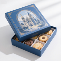 Boîtes d'emballage alimentaire à emporter pour brownie-biscuits et beignets Brownpaperboard avec impression d'estampage