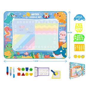 Extra Grote Magische Water Doodle Mat Kids Water Painting Eenhoorn Speelgoed Leren Tekening Matten Herbruikbare Aqua Doodle Mat - Product Image 5