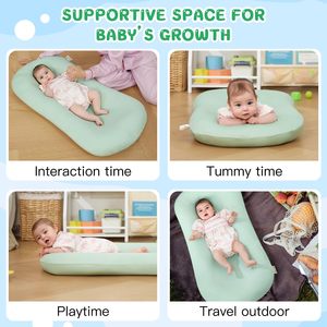 Transat bébé doux pour nouveau-nés de 0 à 24 mois, coussin pour la maison et les voyages - Product Image 3