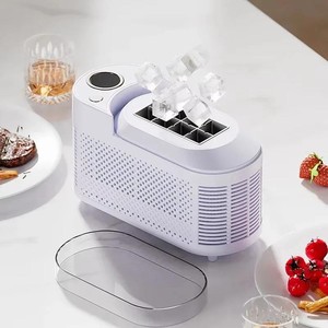 Machine à glaçons électrique mini portable de qualité alimentaire pour usage domestique, hôtelier, boissons, café, whisky, cocktails – Durable - Product Image 1