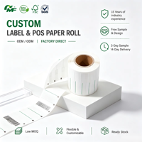 Rouleaux de papier thermique pour caisse enregistreuse, prix de gros usine, 57x30mm, 57x40mm, 57x50mm, 80x80mm, 80x70mm
