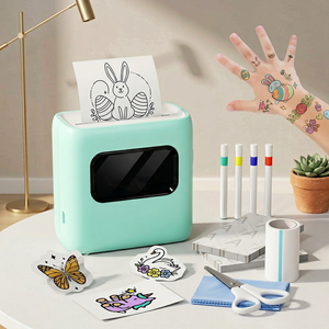 Mini Imprimante TK20 pour Tatouages Éphémères sur Peau, Imprimante Bluetooth pour Tatouages Temporaires pour Filles et Garçons, Kit d'<span class=keywords><strong>Art</strong></span> Corporel Personnalisé, Décorations de Fête - Product Image 1