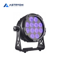 Projecteur LED PAR à piles 12x18W RGBAW+UV 6-en-1 IP65 DMX512 pour éclairage de scène de mariage et d'événements