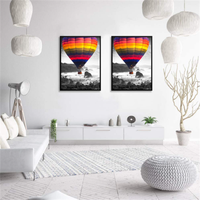 Set 3 Bingkai Foto Poster Kreatif Dinding Hitam Solid Bingkai Foto Kayu Gantung Daur Ulang 18x24