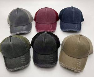 Gorra de Béisbol Personalizada al por Mayor, Color Sólido, Logotipo Personalizado, Estilo Vintage Lavado - Product Image 3