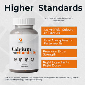 OEM/ODMザクロラズベリーフレーバーカルシウムビタミン<span class=keywords><strong>D3</strong></span>チュアブルタブレット大人の骨歯の健康に有益60錠 - Product Image 4