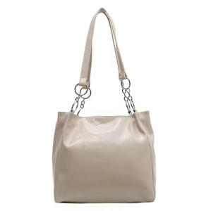 Sac à bandoulière pour femme en PU souple, imperméable, de grande capacité, simple et de haute qualité - Product Image 4