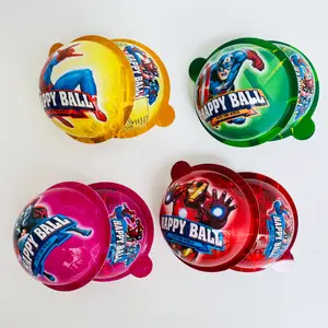 Factory custom round ball shape surprise joy egg package box candy toy pvc thermoforming packaging