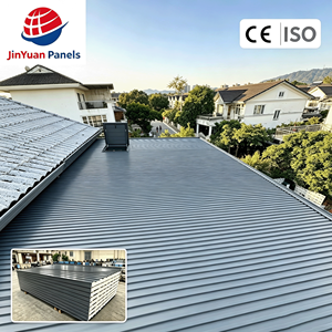 Paneles Sándwich para Techos, Aislantes, de Aluminio, para Exteriores, de la Marca Great Wall, Resistentes al Agua, con Aislamiento de Poliuretano, en Oferta - Product Image 1
