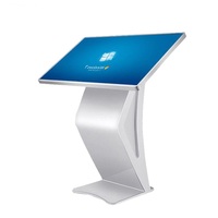 Kiosque publicitaire intérieur de 43 pouces, tablette Android à écran tactile LCD, affichage numérique, support au sol