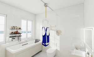 घर के स्वास्थ्य देखभाल बाथरूम और घर कार्यालय उपयोग के लिए आधुनिक एल्यूमीनियम आरामदायक रोगी लिफ्ट MD-T-200 ध्यान - Product Image 2