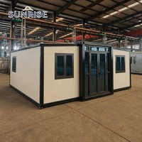 Maison conteneur en acier extensible de luxe SUNRISE, unités d'habitation complémentaires personnalisées selon les normes australiennes, chambres personnalisées, bureau à domicile