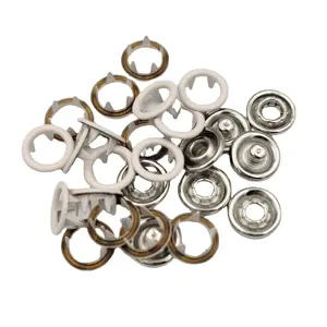 Manufacturer wholesale 11.5mm 12mm 12.5mm prong ring snap button for baby