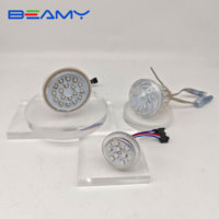 Nouvelle Arrivée Lumières LED à Points DC24V 66MM 6018 pour Manèges PC, 18 Ampoules Préprogrammées, Effets Rotatifs 1-16, Indice de Protection IP68