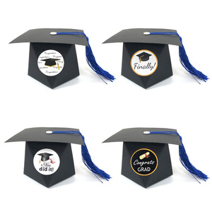Decoración <span class=keywords><strong>de</strong></span> graduación, caja <span class=keywords><strong>de</strong></span> dulces <span class=keywords><strong>de</strong></span> papel con personalidad, doctor, sombrero, recuerdo <span class=keywords><strong>de</strong></span> boda, <span class=keywords><strong>2022</strong></span> - Product Image 3