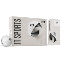 Nouveauté : balles de golf en uréthane, logo personnalisé, balles de golf de tournoi, vente en gros, blanches, lot de 3, lot de 12, boîte cadeau, balles de golf 3 pièces