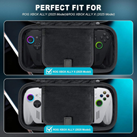Étui rigide en EVA pour ROG Xbox Ally X - Étui de rangement noir antichoc et étanche pour console portable et accessoires