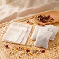 Sacs de bain réutilisables DIY personnalisés 10x15cm, grands sachets de thé aux herbes, pochette en coton mousseline pour le rangement
