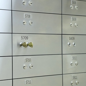 JZ-01 Safe Deposit <b>Box</b> Dual Brass Key <b>Lock</b> with UL Certificate with Master Key and Client Keys - Product Image 6