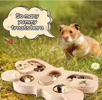Mangeoire à lapin en bois renforcée personnalisée, mangeoire multifonctionnelle, mangeoire en bois pour hamster
