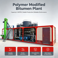 Usine de bitume modifié polymère intégrée SBS SBR 5-50T/H pour projets de construction routière