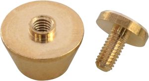 DJF Flat Head Stud Solid Brass Screw <b>Purse</b> Feet For Handbags <b>Purse</b> Feet Stud Head Flat Stud Metal Flat Head <b>Purse</b> Feet Metal Nai - Product Image 2