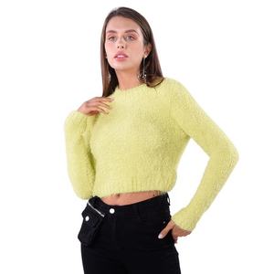 Suéter de Punto 2021, Cuello Alto, Cuello Redondo, Ropa de Mujer, Moda, Manga Larga, Informal, ST0068, Tejido por Computadora, Invierno, Nuevo - Product Image 2