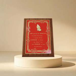 Placas de Premio Comerciales Grabadas en 3D de Bronce Personalizadas, Artesanías Metálicas Estándar para Guerreros con Cajas Conmemorativas para Placas - Product Image 5