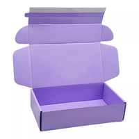 Caja de Correo Rígida Corrugada Negra Reciclable con Logotipo Personalizado, Tira de Desgarre y Cierre, Embalaje Personalizado para Calcetines, Materiales Reciclados