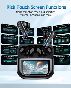 G01 Mini TWS Earbuds for 5.4 Waterproof Sports In-Ear True Stereo <b>Wireless</b> ANC Touch Screen Digital Display Gaming - Product Image 2