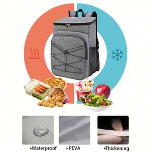 Outdoor Camping Oxford 15L Waterproof Reusable Durable Insulated Cooler <b>Backpack</b> for <b>Lunch</b> <b>Bag</b> Picnic - Product Image 5