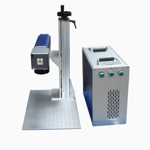 Vente de noël machines de marquage laser à fibre machine de gravure laser rotative machine de marquage laser à fibre 2.5d