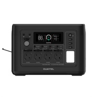 Station d'alimentation 1800W, alimentation solaire domestique d'urgence, camping, 1024Wh, Oukitel P1000 PLUS, générateur solaire portable hors réseau