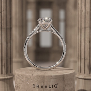 Anillo de Compromiso con Diamante Ovalado de 2 Quilates, Oro Amarillo de 14K, Corte Ovalado, Anillo de Novia Solitario, Diamante Cultivado en Laboratorio, Joyería OEM - Product Image 6