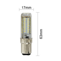 Ampoule LED BA15D Économie d'énergie AC 120V/230V 3W CRI>80 Dimmable Certifiée RoHS CE Durée de vie de 25 000 heures pour l'intérieur